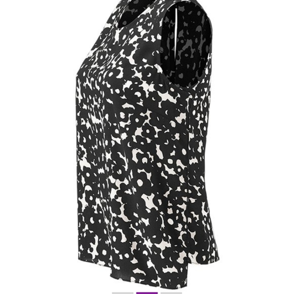 Sexy look CAbi Ink Floral Dixon Sleeveless Top & Hi-Lo Skirt Set (2 Piece Set!!) - Picture 11 of 13